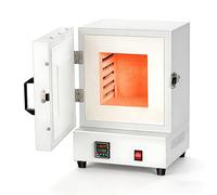 Horno de Mufla de Cerámica Eléctrico de Laboratorio 2000W,Horno Eléctrico de Calcinación 1150℃ para Fusión de Metales,con Guantes y Pinzas Resistentes al Calor,para Odontología,Trabajos Cerámicos