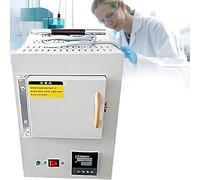 Horno De Mufla Eléctrico De 1500 W, Horno De Fibra Cerámica De Alta Temperatura De Sobremesa Compacto Con Control De Programa Integrado, Rango: 100-1000 °c, Para Uso En Laboratorio E Industrial