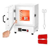 Horno de mufla eléctrico de cerámica para laboratorio,0-1150 °C,horno de temperatura constante de cuatro lados,horno de alta temperatura cerrado para laboratorio,con control de programa integrado