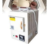 Horno de mufla eléctrico de laboratorio, horno de laboratorio cerrado integrado de alta temperatura de 1000 ℃ con control de programa, diseño compacto de sobremesa de 1,5 kW