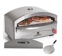 Horno De Pizza A Gas Inoxidable Con Piedra Refractaria 400°C KEMPER