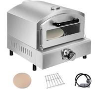 Horno de pizza a gas para exteriores, horno de pizza de propano portátil de 12 pulgadas, ideal para cocinas al aire libre, reuniones en el patio trasero y fiestas al aire libre.