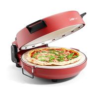 Horno de pizza Clatronic® | Pizzarette 350°C para pizza al horno de piedra en casa | también para pizzas congeladas | pizza en menos de 5 minutos | incl. piedra de pizza Ø32cm y accesorios | PM 3787