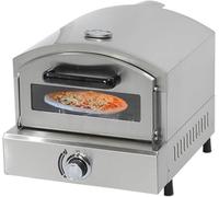 Horno de pizza para exteriores, pizzero de propano con piedra para pizza de 30 cm, termómetro incorporado, horno de pizza de gas portátil para acampar y fiestas en el jardín.