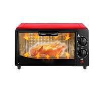Horno de pizza para interiores, máquina eléctrica de encimera, 600 W, temporizador de 60 minutos con ventana de visualización para el hogar, para preparar pizza, quesadillas, tortillas y mucho más.
