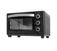 Cecotec Horno de sobremesa Bake&Toast 2300 Black, 23 L, Potecia 1500 W, Hasta 230ºC, 3 modos de calor: grill, calor base, y combinada, Puerta doble cristal, Temporizador 60 min, Bandeja recogemigas.
