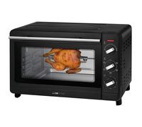 Horno de Sobremesa Clatronic MBG 3728 Manual 30L 1500W Negro Acero inoxidable