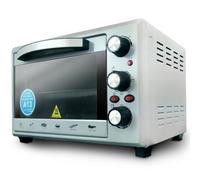 Horno eléctrico multifunción de sobremesa de 28L a 63L con ventilación convección y 3 funciones de calor. Selector de temperatura hasta 230ºC. Temporizador hasta 60 min - de 1600W a 2300W (GRIS, 28L)
