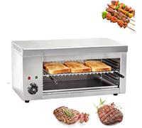 Horno De Sobremesa Multiusos 30L, 2000W - Tostadora Grande, Parrilla Y Pizzera Eléctrica Con 4 Niveles Ajustables, Sin Humo Y Control De Temperatura 50-300°C