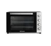 Horno de sobremesa Orbegozo HOT 750, 75 Litros, 2500 W, Dimensiones: 68,2 x 42,5 x 43 cm, Rustidor: sistema de asado giratorio.