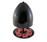 Horno de velas de té para calefacción, estufa de velas de té, calentador de velas de metal, calentador de velas de té, estufa de doble pared, para dormitorio, salón, regalo