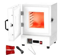 Horno digital compacto de 2000 W - Horno de mesa de precisión de 1150 °C for joyería, fundición de metales, acristalamiento de cerámica y manualidades caseras