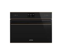 Horno Eléctrica + Microondas Smeg 60 cm Dolce Stil Novo SO4602M1NR Negro