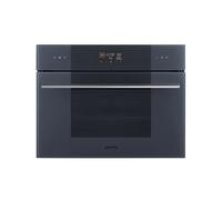 Horno Eléctrica + Microondas Smeg 60 cm Linea SO4102M1G Neptune Grey