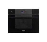 Horno Eléctrica + Microondas Smeg 60 cm Linea Speedwave SO4104M2PB3 Pure Black