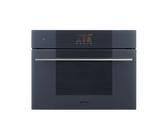Horno Eléctrica + Microondas Smeg 60 cm Linea SpeedwaveXL SO4104M2PG Neptune Grey
