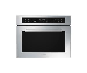 Horno Eléctrica + Microondas Smeg 60 cm Selección SF4400MCX1 Acero Inoxidable
