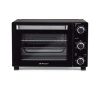 Horno eléctrico 28L Negro con grill, iluminación LED y temporizador programable