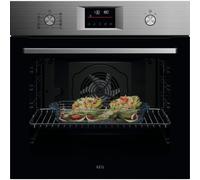 Horno eléctrico AEG Series 5000 OU5PB40SM 72L Negro/Inox pirolítico pantalla LED