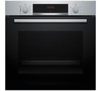 Horno eléctrico Bosch Serie 4 HQA514ES3 71 litros Inox vapor añadido, 3D Hotair y guías telescópicas