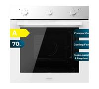Horno eléctrico Cecotec Bolero Hexa M236000 70 litros Blanco con vaporizador y autolimpieza