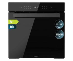 Horno eléctrico Cecotec Bolero Hexa P506000 81 litros negro con pirólisis