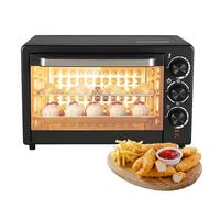 Horno eléctrico de 22 L, portátil, mini y empotrable, 800 W