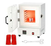 Horno eléctrico de mufla de 2000 W, 1150 ℃, horno de pellets para precalentar crisoles y eliminar cera en la fabricación de joyas y procesamiento de laboratorio