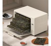 Horno eléctrico de secado de algas, horno de aire caliente de 12 L/25 L, caja de secado de algas con control de temperatura de 30-100 °C, temporizador de 24 h y pantalla, for nori y verduras.(Small)