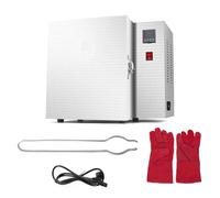 Horno eléctrico de sobremesa de alta temperatura, cámara de 20 cm de altura, para secado de moldes de yeso y desmoldeo de resina PLA 3D en la fabricación de joyería(CONSTANT TEMP)