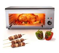 Horno Eléctrico De Sobremesa Multifunción, 2000W Y 30L - 4 Niveles Con Posiciones Ajustables, Tostadora Grande, Pizza Y Barbacoa Sin Humo, Control 50-300°C