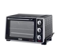 Horno eléctrico DeLonghi EO 20792 20 litros Negro y Plata con rotisserie y convección