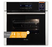 Horno electrico empotrable 60cm 70L Catálisis Rotisserie Parrilla Aire caliente [EEK: A]