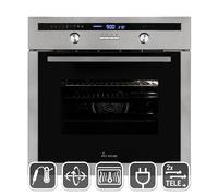 Horno electrico empotrable 60cm 70L Rotisserie Parrilla Aire caliente [EEK: A]