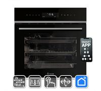 Horno electrico empotrable 60cm WiFi 70L Rotisserie Parrilla Aire circulante [EEK: A+]