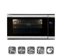 Horno electrico empotrable 90cm 96L Rotisserie Parrilla Aire circulante [EEK: A]