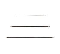 Horno eléctrico Flexible, resistencia Tubular, 220v, alta temperatura, elemento calefactor de aire recto Suna, acero inoxidable, 300w, 400w, 500w(5PCS,110V,400W)