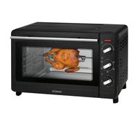 Horno eléctrico - Horno multifunción - Mini horno con gran ventana de visualización - Bomann MBG 6023 CB - Horno multifunción - 30 L - Negro