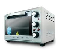 Horno eléctrico multifunción de sobremesa de 28L a 63L con ventilación convección y 3 funciones de calor. Selector de temperatura hasta 230ºC. Temporizador hasta 60 min - de 1600W a 2300W (GRIS, 28L)
