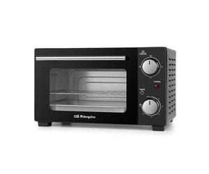 Horno eléctrico Orbegozo HO 985 10L Negro doble cristal temporizador LED