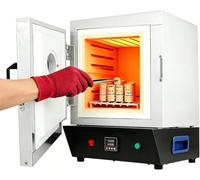 Horno Eléctrico Para Fundición De Metales, Horno De Mufla De Alta Temperatura De 1150 °c, Horno De Tratamiento Térmico Para Joyería, Fusión De Vidrio, Arcilla Metálica, Fundición a Cera Perdida
