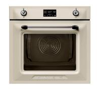 Horno eléctrico Smeg Victoria SOP6902S2PP 68L Crema con vapor pirolítico y display EvoScreen