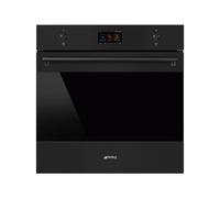 Horno Eléctrico + Vapor Microondas Smeg 60 cm Clásica Omnichef SO6303APN Negro Mate