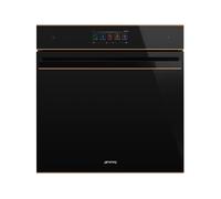 Horno Eléctrico + Vapor Microondas Smeg 60 cm Dolce Stil Novo Omnichef SO6606WAPNR Negro