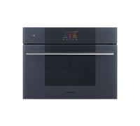 Horno Eléctrico + Vapor Microondas Smeg 60 cm Linea Omnichef SO4104APG Neptune Grey