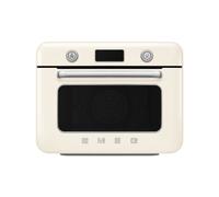 Smeg COF01CREU - Horno de sobremesa con vapor Crema 50's Style