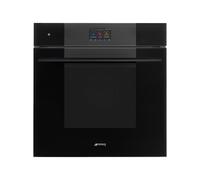 Horno Eléctrico + Vapor Smeg 60 cm Linea SOP6104S2PB3 Pure Black
