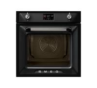 Horno Eléctrico + Vapor Smeg 60 cm Victoria SOP6902S2PN Negro
