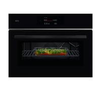 Horno compacto empotrable MealAssist TK8NK721B de 44 l y 3000 W serie 8000 (negro) - AEG
