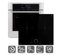 Horno empotrado con sensor táctil de 60cm placa de inducción integrada 59cm [EEK: A]